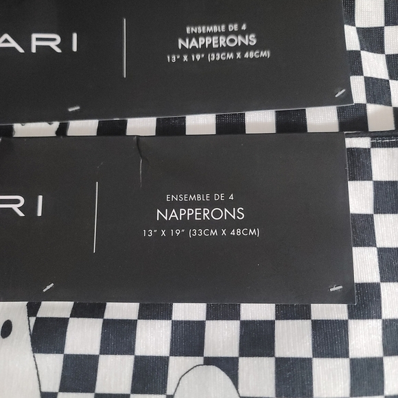 Tahari Ghost Placemats x8 - Picture 2 of 2